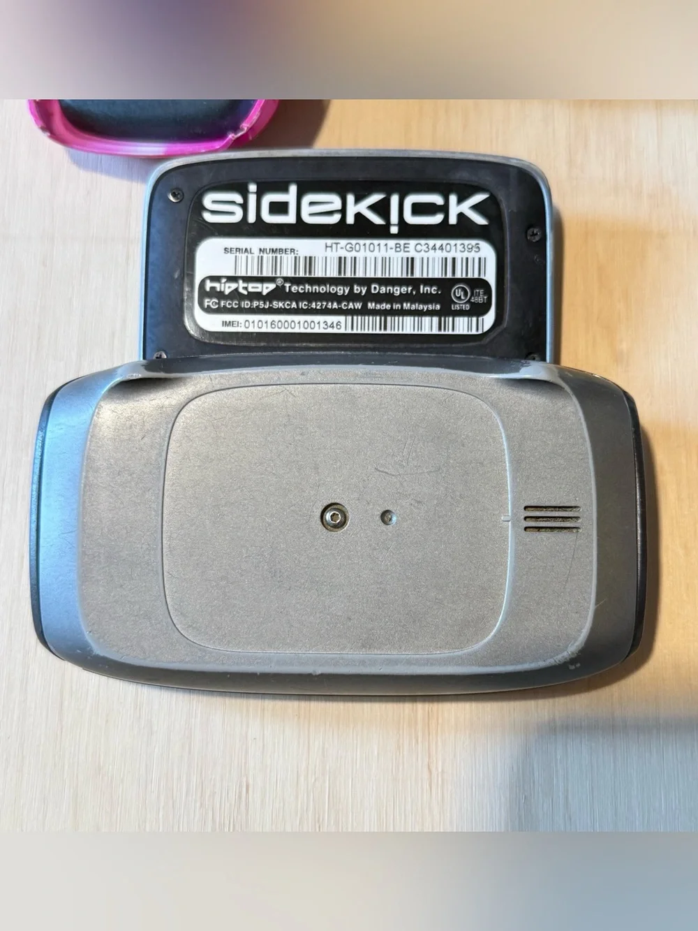3-T-Mobile Sidekick PV150/200/HT-G01011 Gray “UNTESTED”No-Charger Read Info Blw